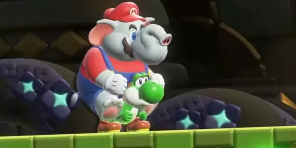Mario fans are afraid that Elephant Mario might crush Yoshi