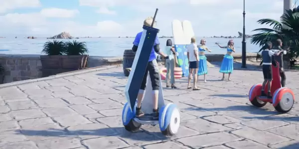 Final Fantasy 7 fans are mocking Cloud for his Segway in Rebirth
