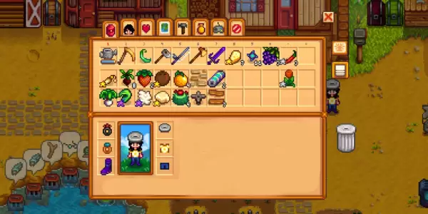Stardew Valley cheat for generating infinite items