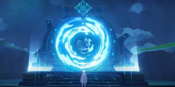 Genshin Impact art showcases an incredibly realistic Spiral Abyss portal