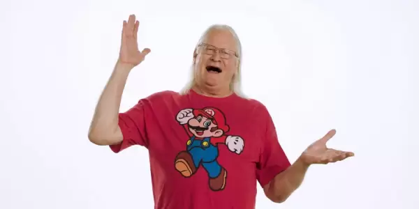 In his farewell message to Mario, Charles Martinet refers to Miyamoto as "Papa."