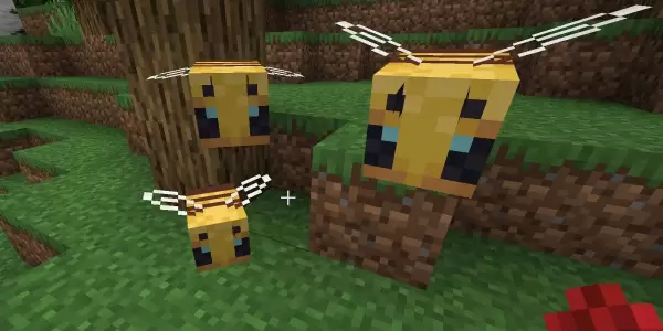 A Minecraft fan has created a giant real-life version of the bee from the game