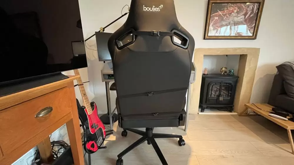The Boulies Elite Max chair from behind